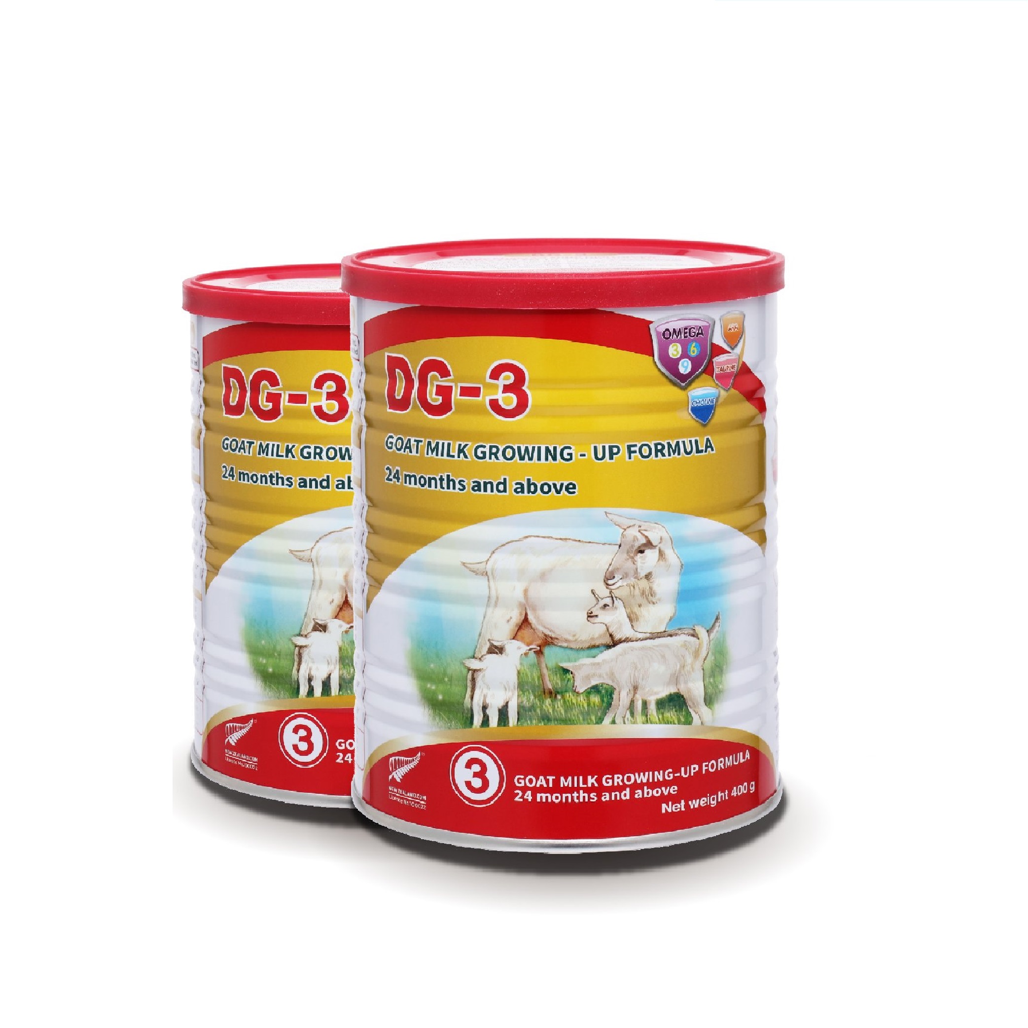 Combo 2 lon Sữa Dê DG-3 400g  [kèm quà tặng] [Quà tặng số lượng có hạn sẽ chuyển thành quà khác tương đương]