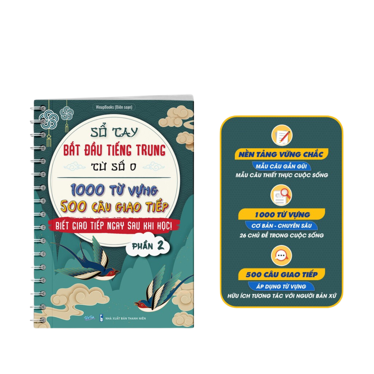 Sách - COMBO THÀNH THẠO TIẾNG TRUNG: Sổ Tay Bắt Đầu Tiếng Trung Và Sổ tay Thành Thạo Nghe - Đọc - Dịch Tiếng Trung