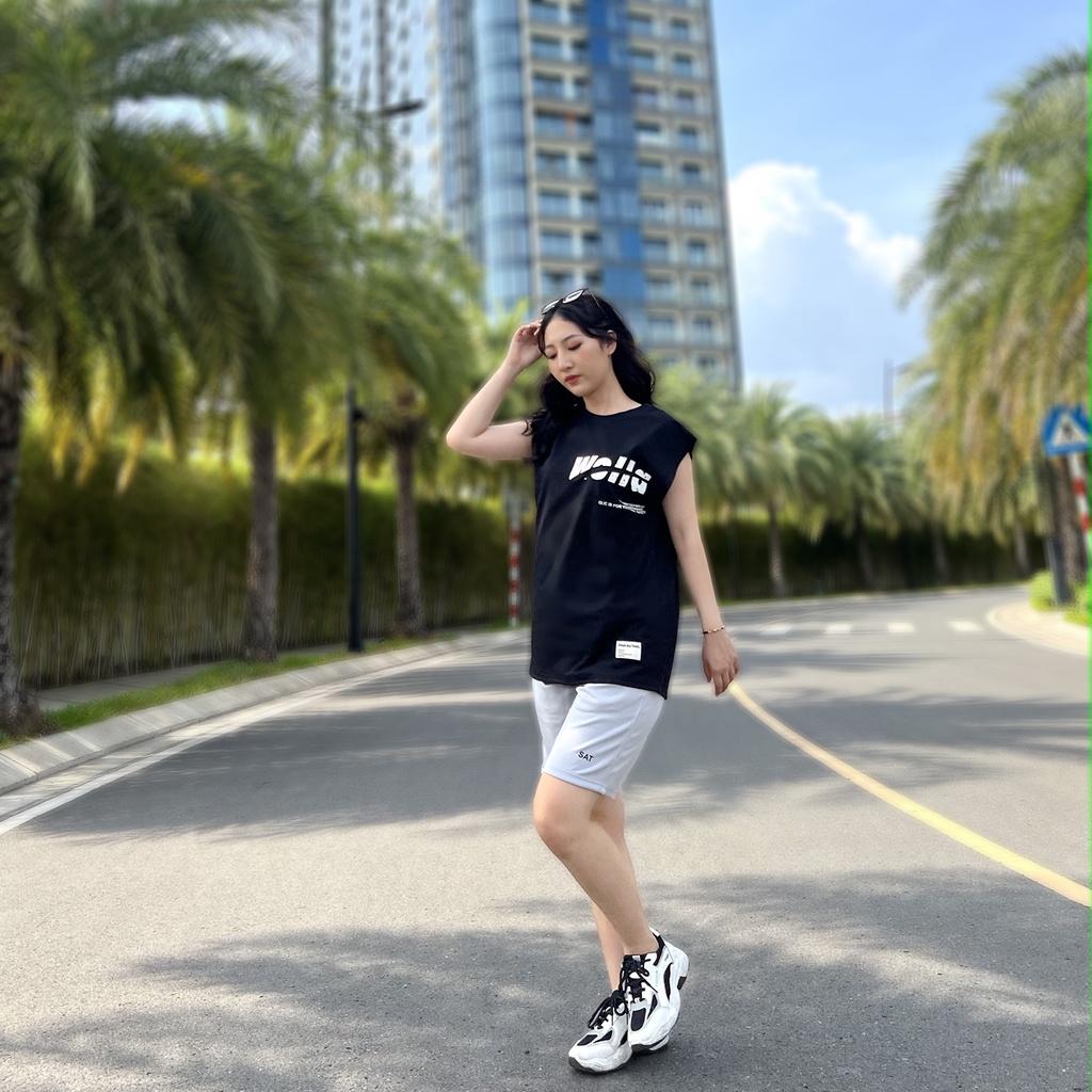 Áo thun ba lỗ tanktop nam WOLLA-03, vải cotton mềm mịn, dày dặn, trẻ trung chuẩn form SAT