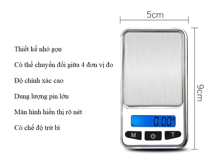 Cân tiểu ly điện tử 200g/0.01g C568 (Tặng kèm miếng thép đa năng 11in1)