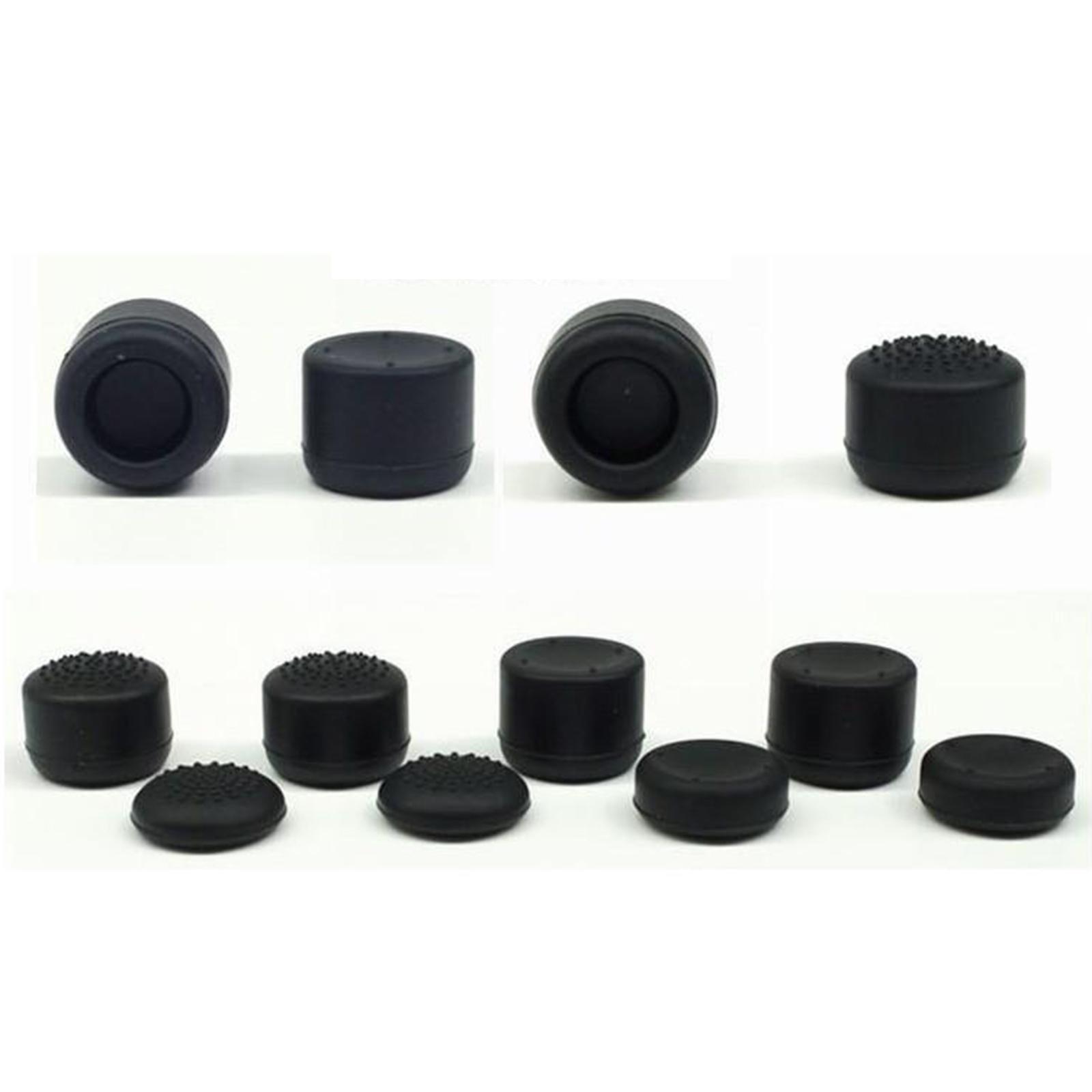 8 Pc   Grip Thumbsticks   For  Controller Black