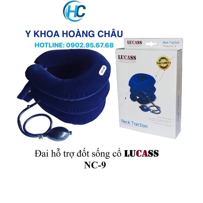 Đai Hơi Kéo Giãn Đốt Sống Cổ - Đai Nâng Cổ Bằng Hơi Tại Nhà LUCASS NC-9(Tiêu chuẩn Mỹ)