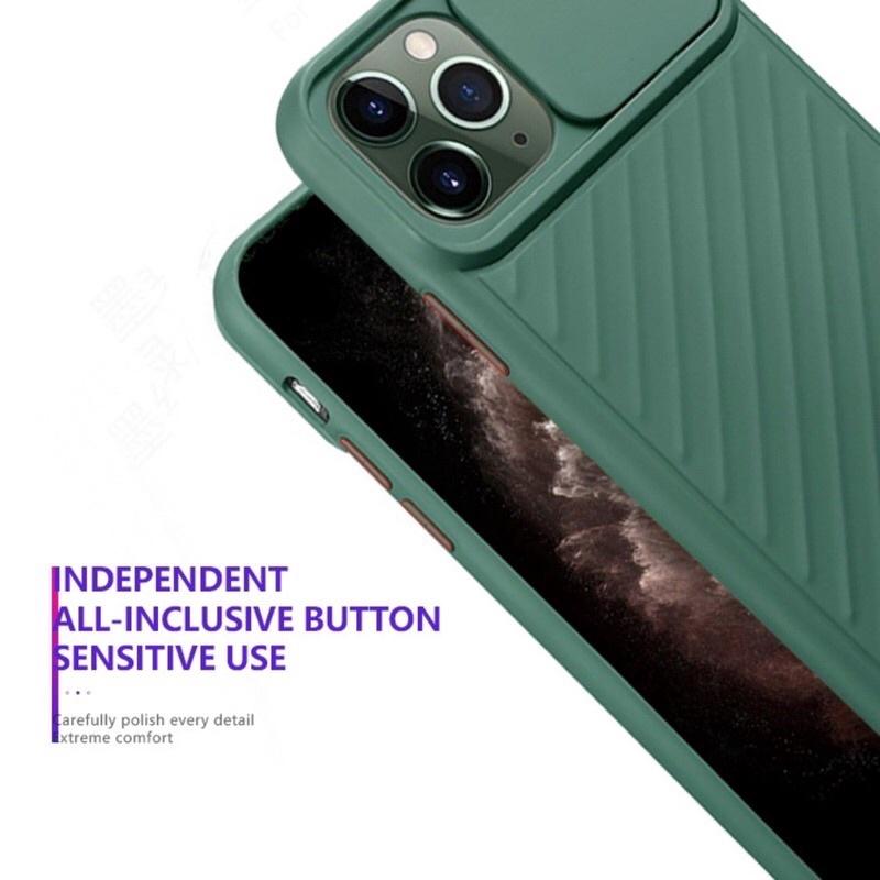 Ốp Lưng dành cho iPhone 13 Pro Max, 13 Pro, 13 có nắp bảo vệ camera, mặt lưng có vân chống trơn
