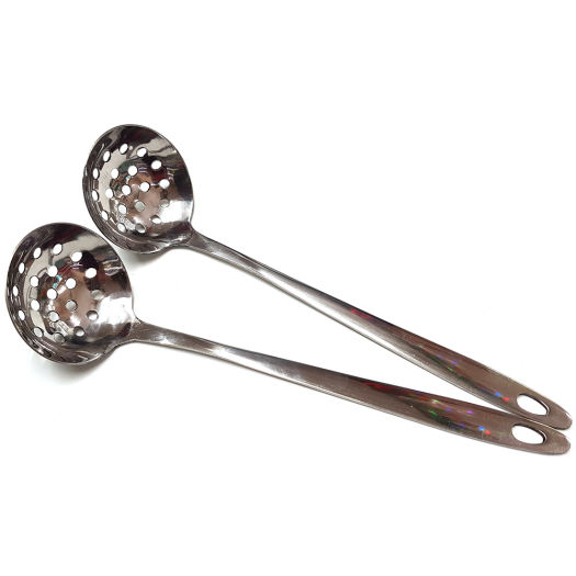 Muỗng vớt thạch, trân châu inox