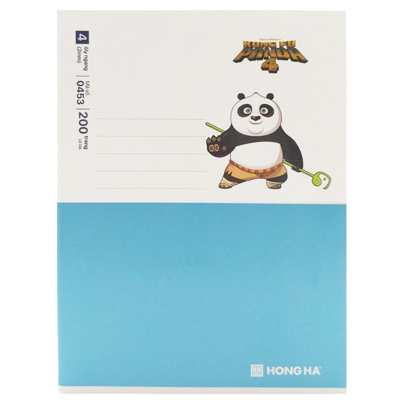 Tập Class Kung Fu Panda 4 - 4 Ô Ly - 200 Trang 58gsm - Hồng Hà 0453 (Mẫu Bìa Giao Ngẫu Nhiên)