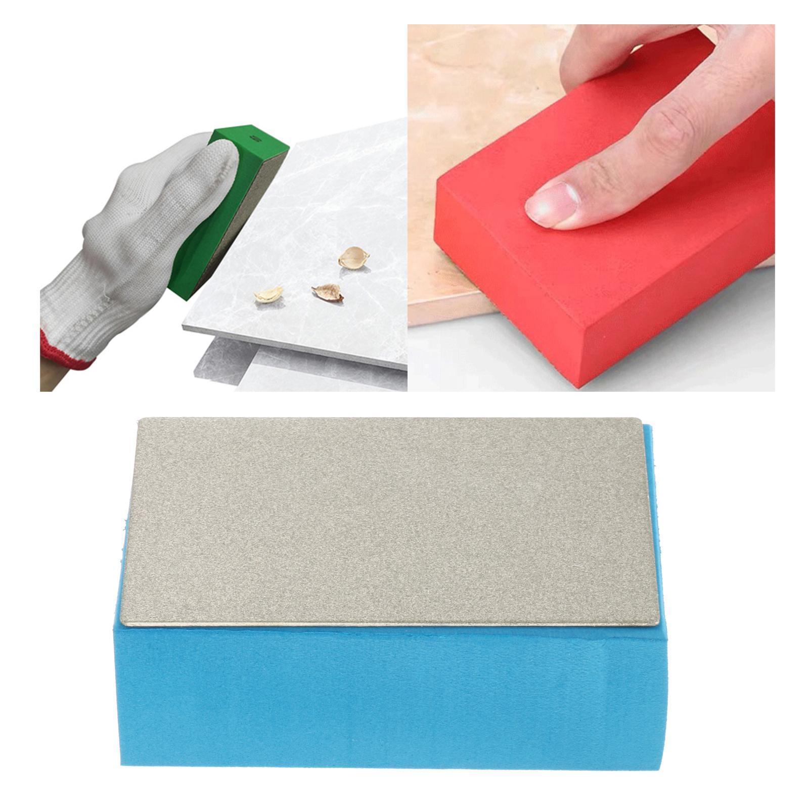 2 Pcs Diamond Polishing Hand Pads Block Granite Marble Glass Polishing 200