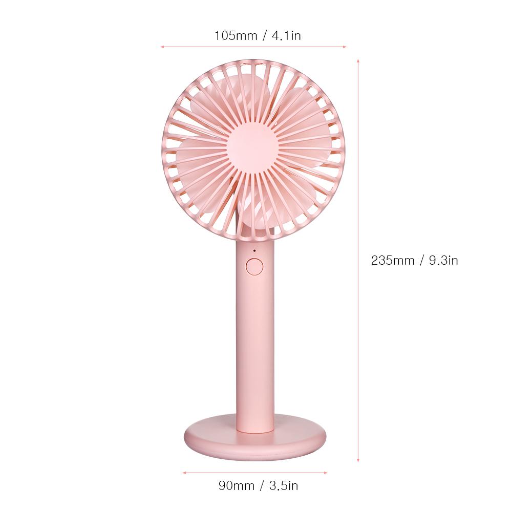 Quạt cầm tay mini để bàn hình hoa hướng dương có 3 tốc độ điều chỉnh