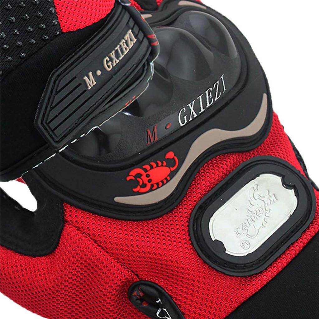 Bao tay, Găng tay xe máy moto đi phượt Full Ngón - Đỏ - XL