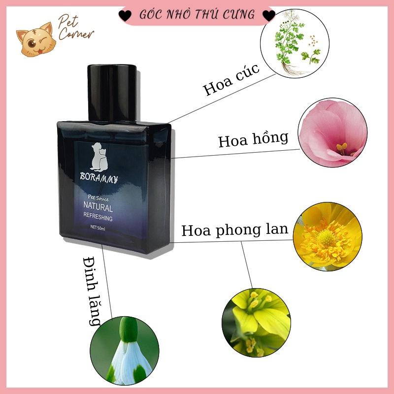 Nước hoa cao cấp cho chó mèo Borammy 50ml