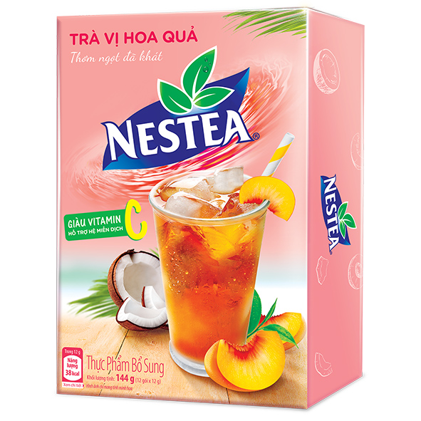 Trà NESTEA vị Hoa quả (Hộp 12 gói x 12g)