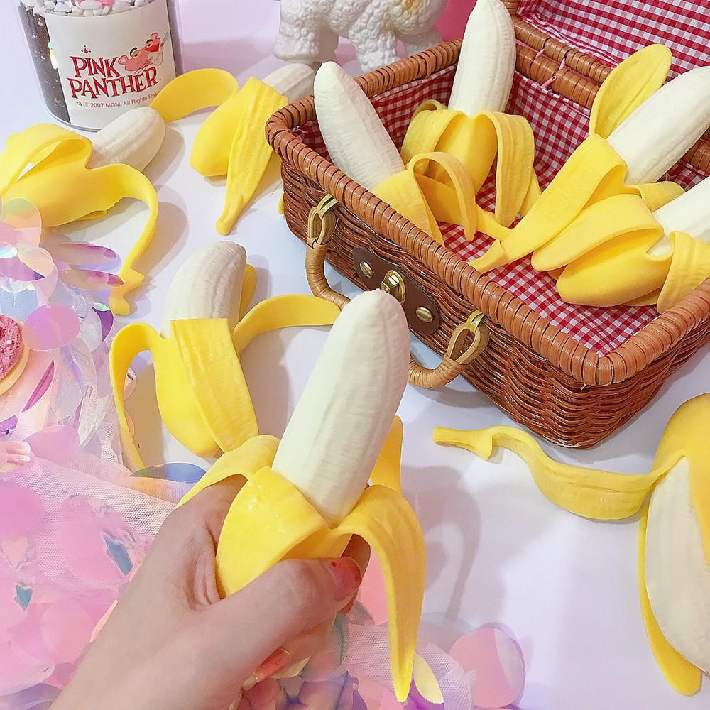 Gudetama chuối dai bóp mềm slime chơi cực vui galahet shop