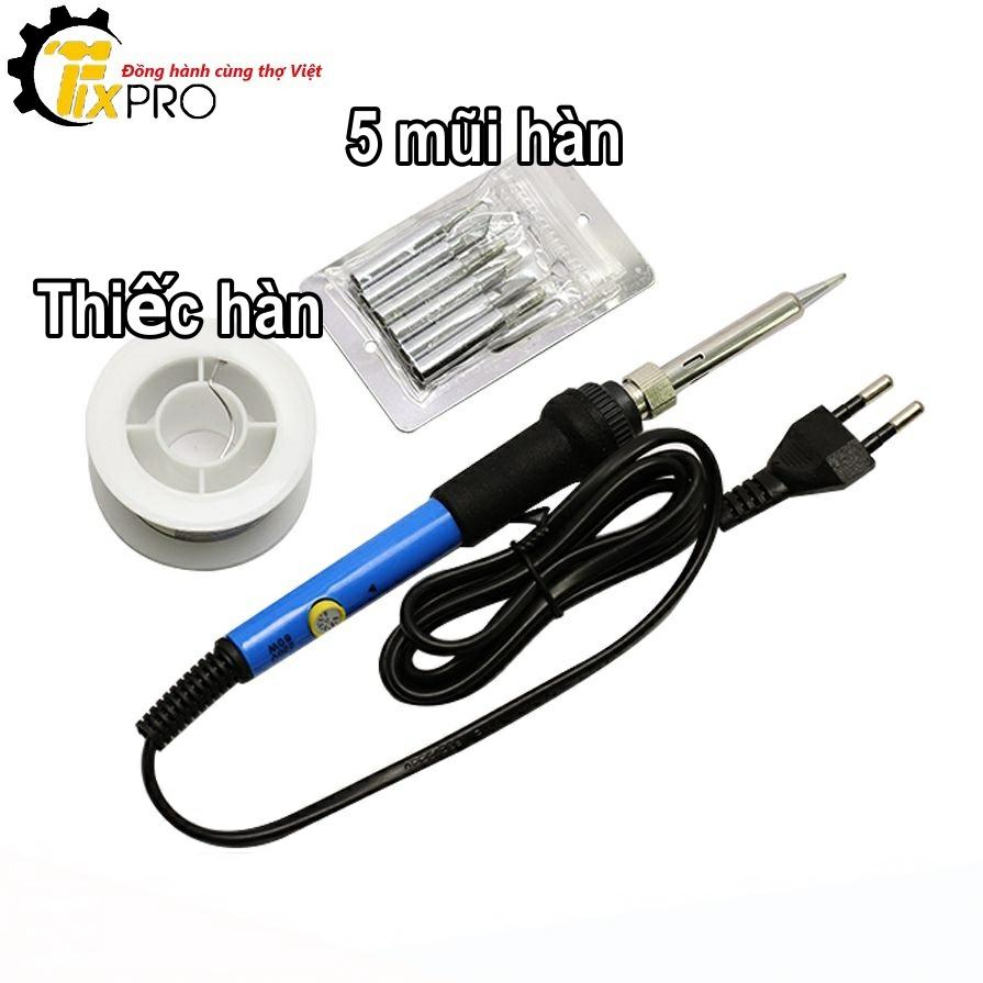 Mỏ hàn TQ936 60W giá rẻ ( Tặng thiếc + 5 mũi hàn )