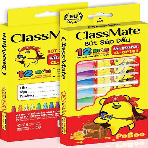 Bút Sáp Dầu Classmate OP101 - 12 Màu