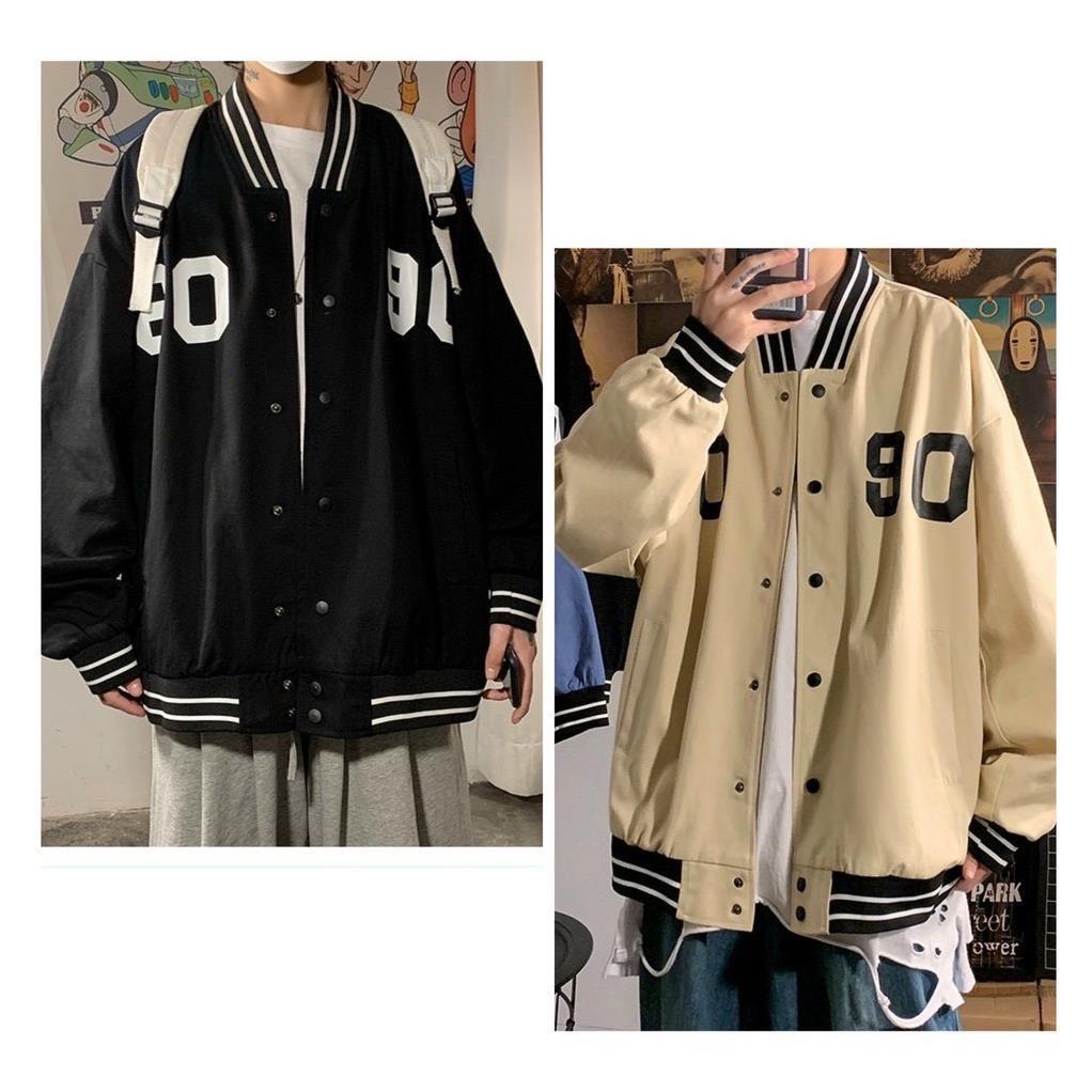 Áo khoác Bomber dù HD90 form rộng 2 lớp nam nữ Unisex siêu duyên KMG