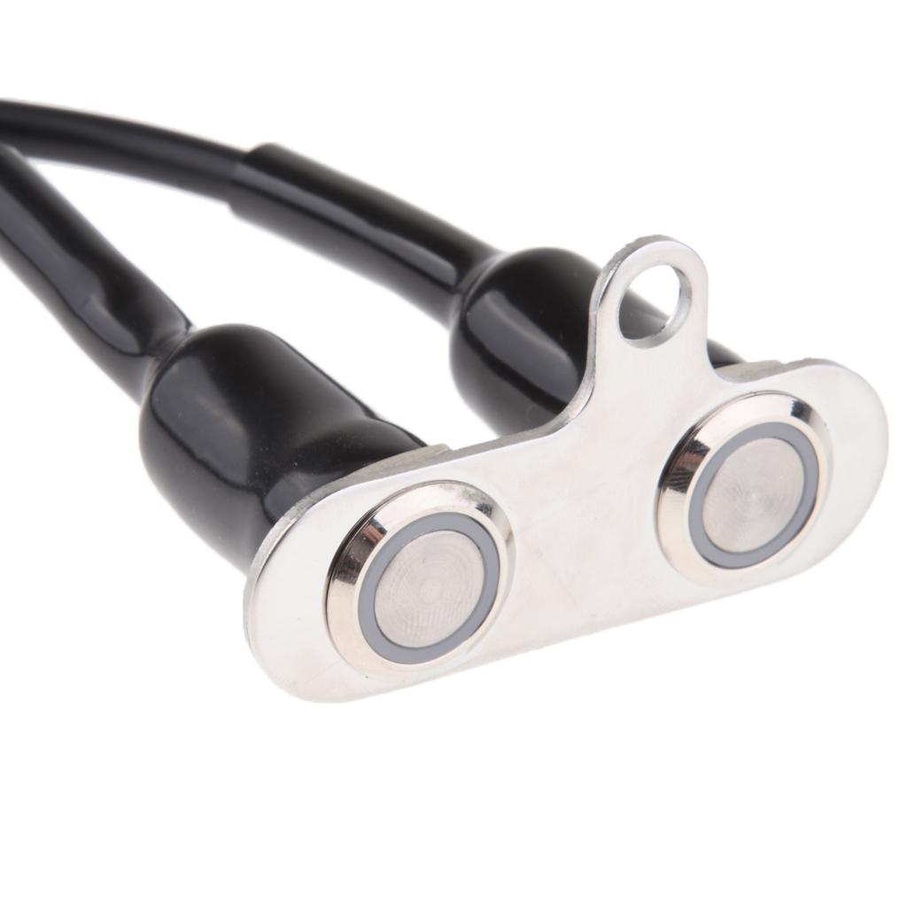 Universal Motorcycle LED Đèn Pha Đèn Sương Mù Sừng Công Tắc Tay Lái