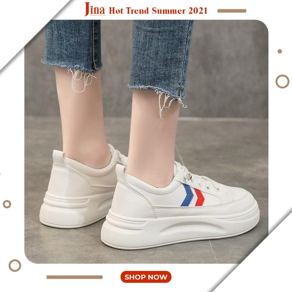 Giày Jina 1822 Sport Hàng CAO CẤP, Sneaker độn đế cao 5cm hách chiều cao chót vót cho chị em