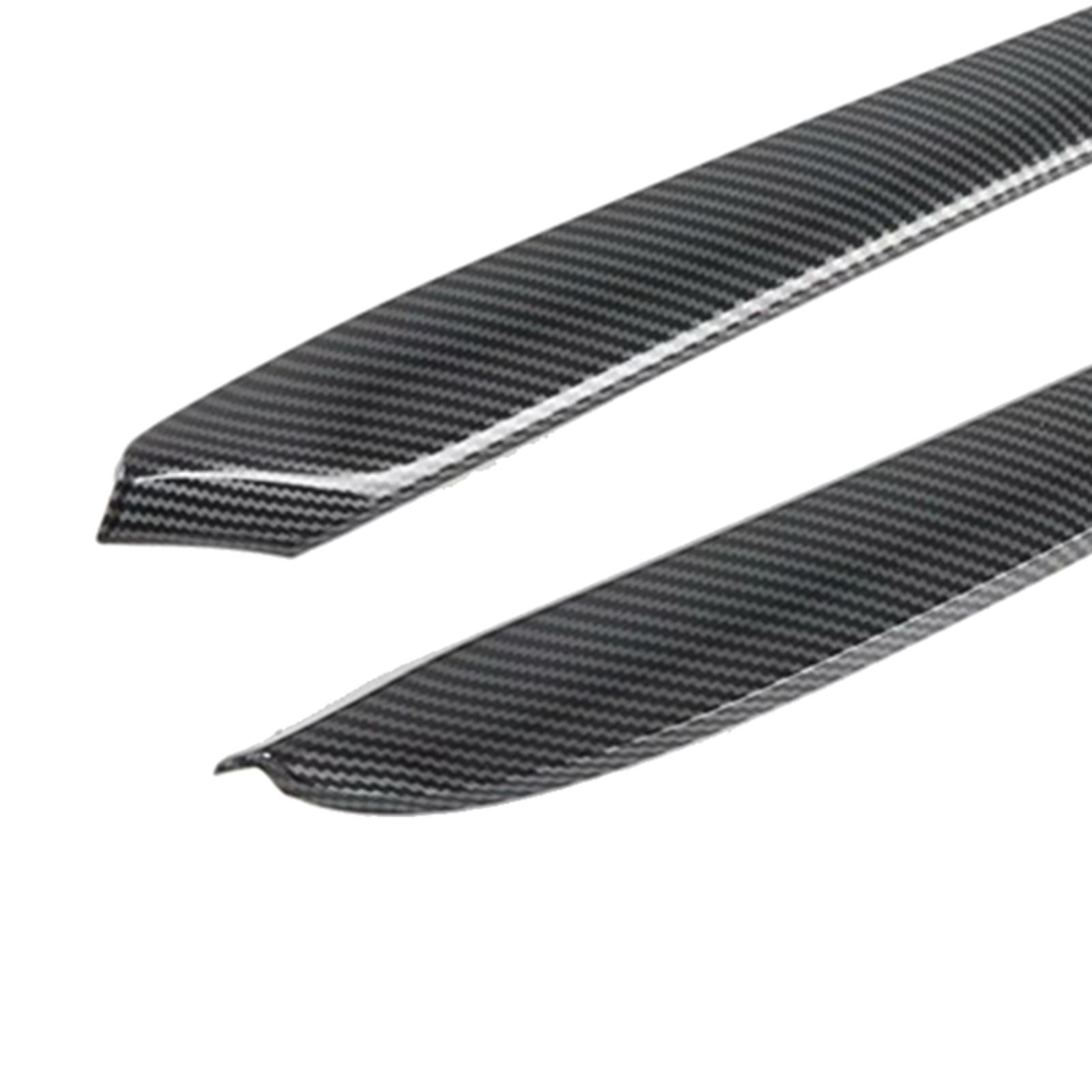 2 Pieces Door Set Decoration for Tesla Model Y Carbon Fiber Protection ABS