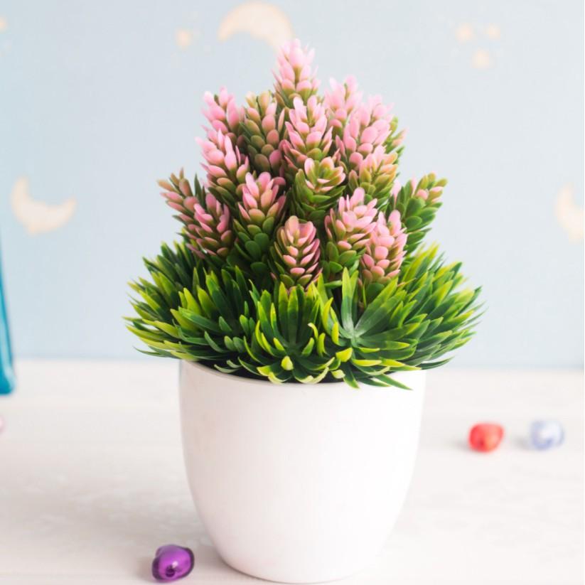 Cây dứa giả may mắn tài lộc Hoa giả chụp ảnh cao cấp decor phòng khách trang trí để bàn ML23