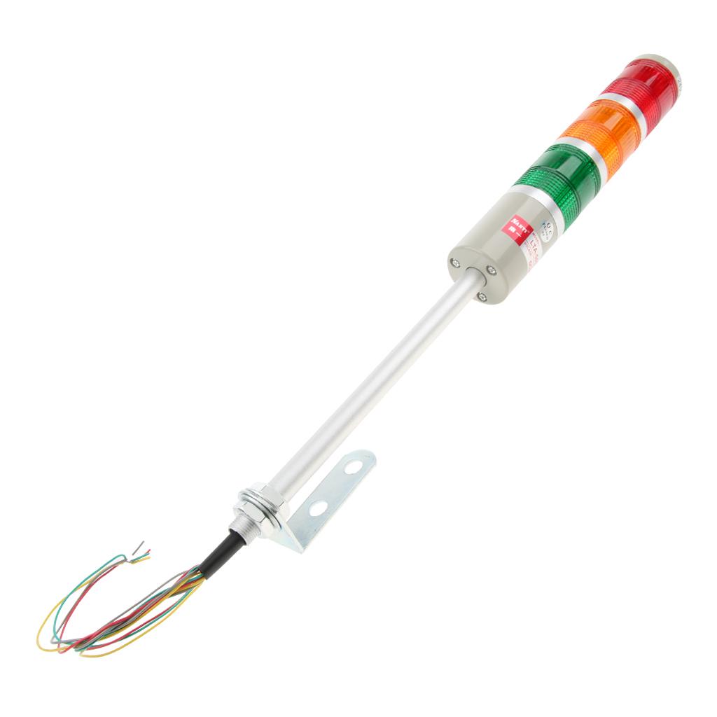 Báo động An Ninh DC 24V 3W Đèn Cảnh Báo Tín Hiệu Ba Màu Luôn Bật Không Có âm Thanh