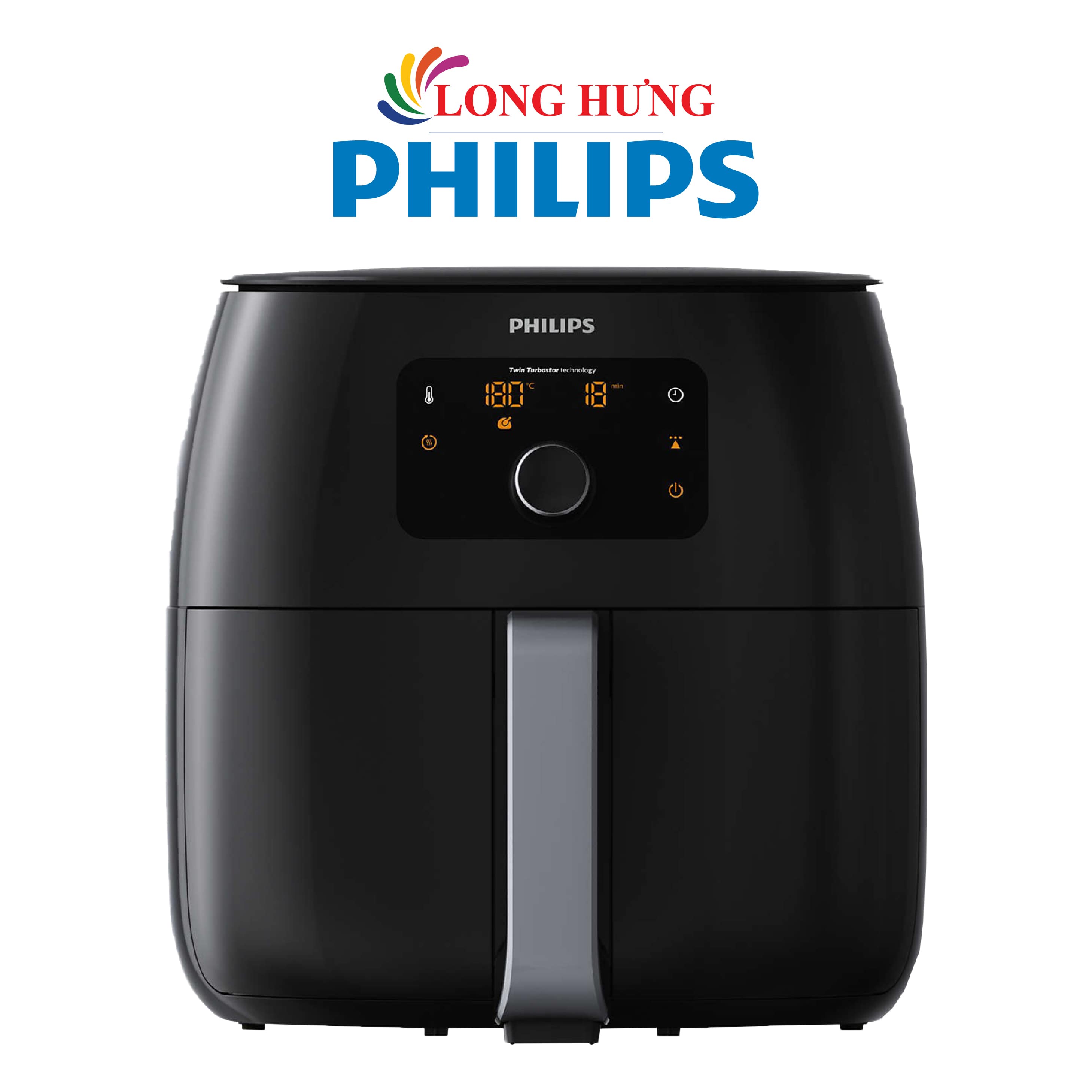 Nồi chiên không dầu điện tử Philips 5 lít HD9650/91 - Hàng chính hãng