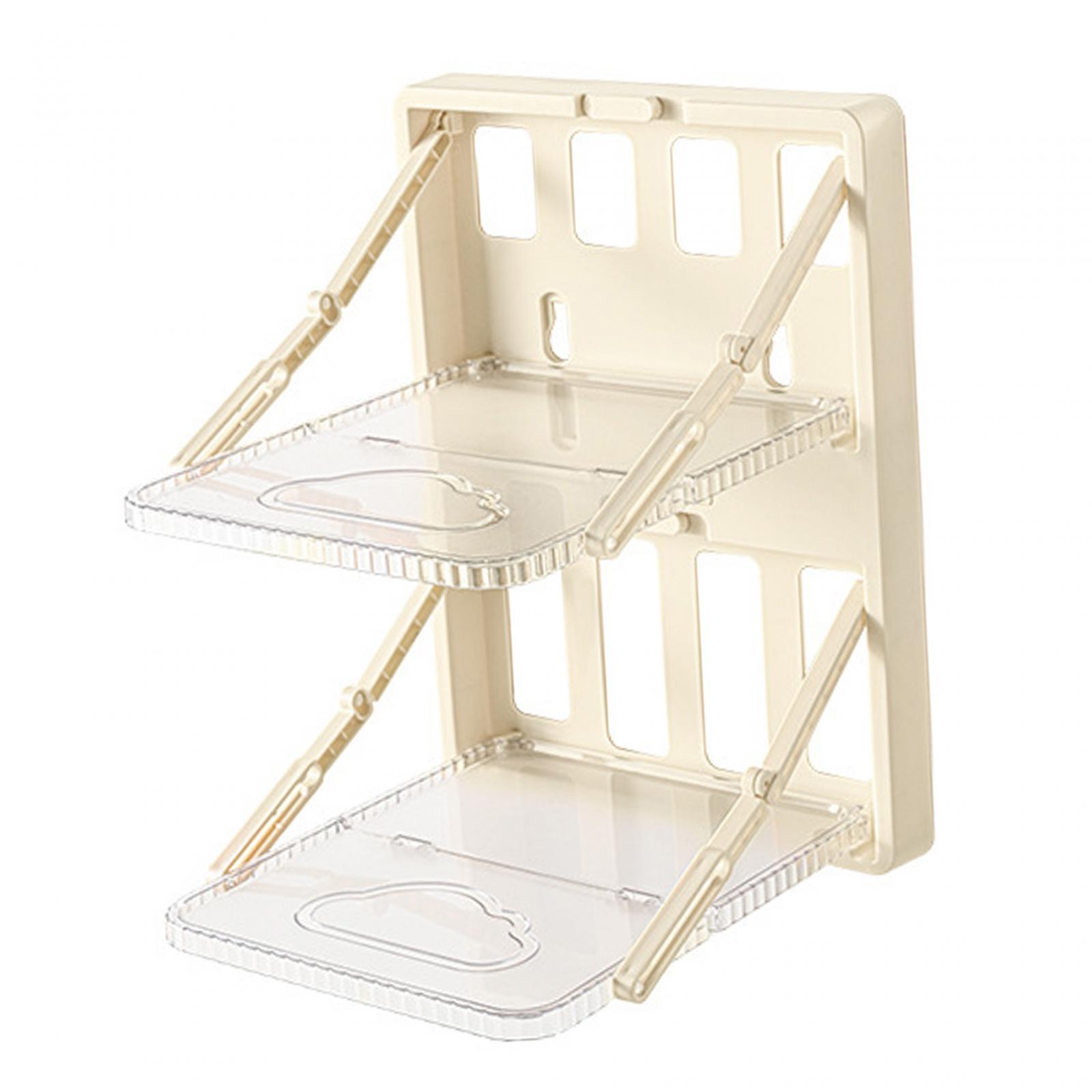 Wall Mounted Shoes Rack Shoe Holder Punch Free Space Saving Detachable Shoe Hanger Shoe Shelf for Closet Entryway Toilet Home