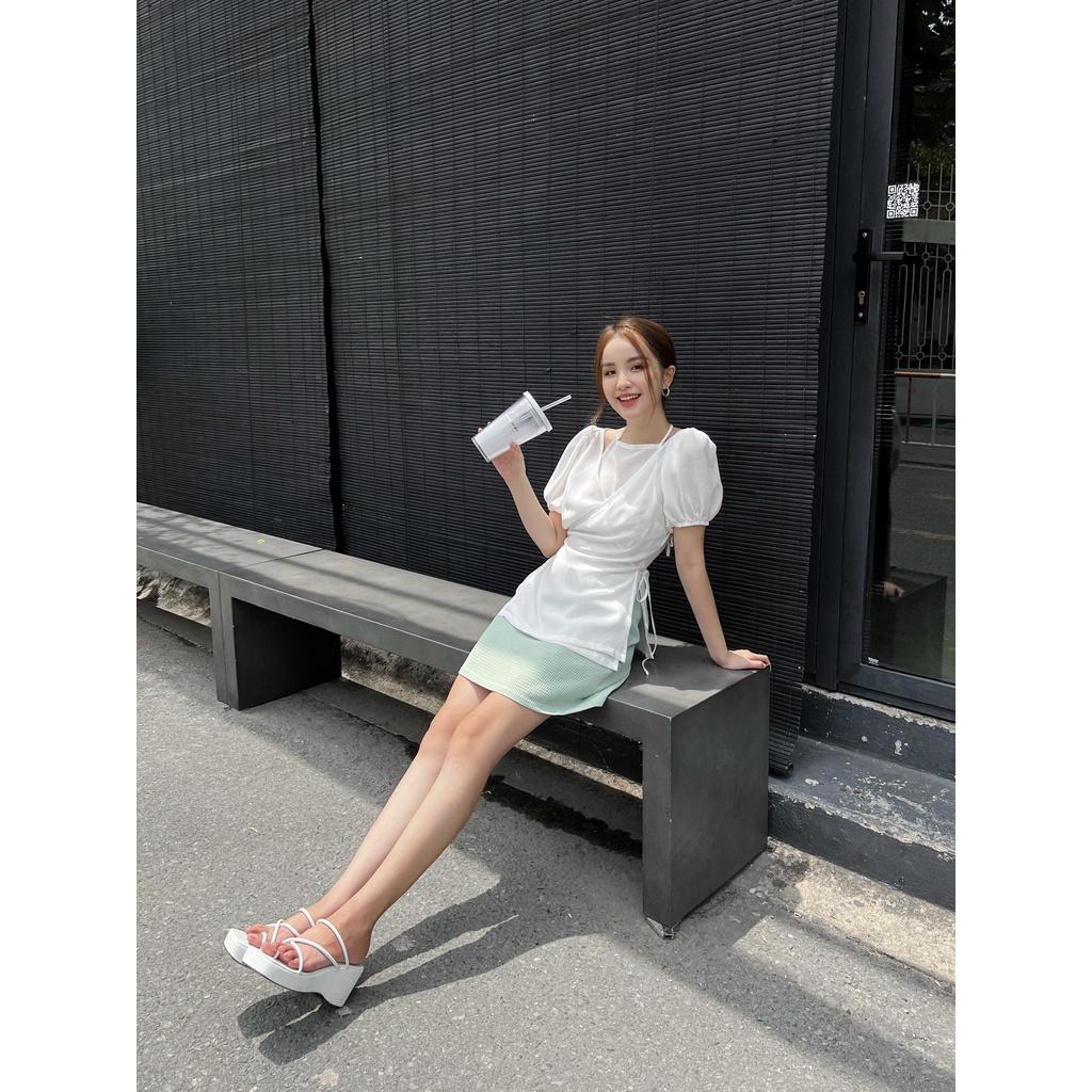 Áo 2 lớp ODS tay ngắn phồng