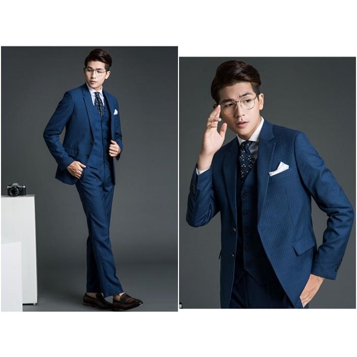 BỘ 4 PHỤ KIỆN DÀNH CHO VEST - Đỏ mận kẻ họa tiết