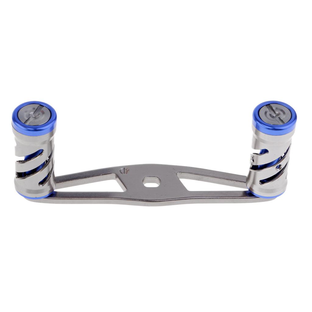 Aluminum Alloy Fishing Baitcasting Reel Handle Rocker Arm Replacement Blue
