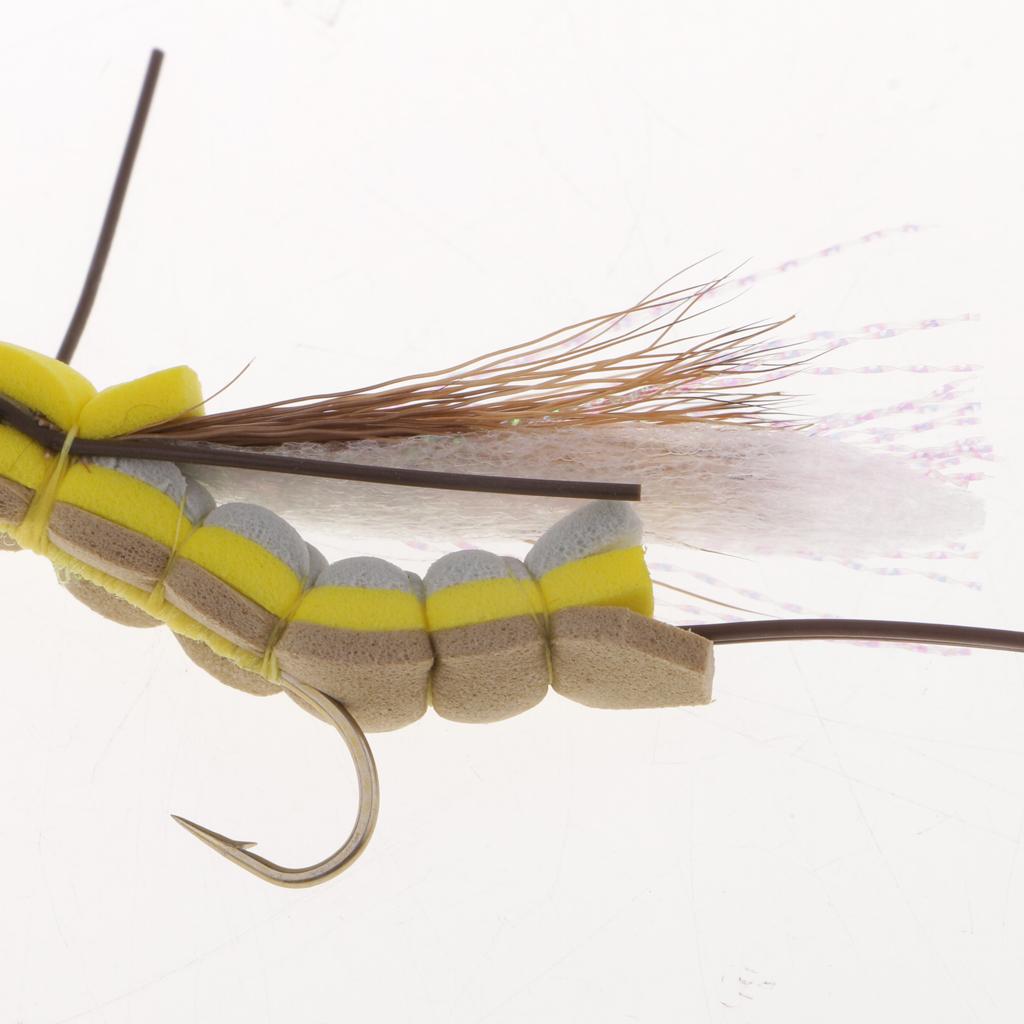 Fly Fishing Lure Floating Dry Flies for Carp Bass Salmon Fishing Bait Hook