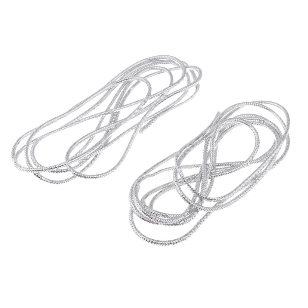 2pcs Holographic Elastic Mylar Cord Flash Fly Tying Material DIY Tool