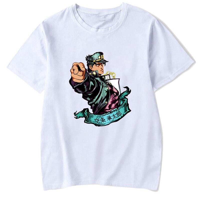 Áo Thun Unisex In Họa Tiết JoJo Bizarre Adventure 90s Thời Trang Mùa Hè