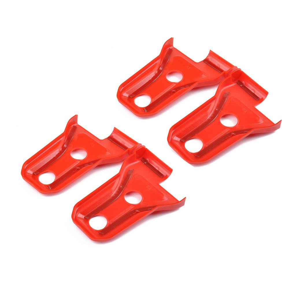 Fit for 07-18 Wrangler JL 4dr Red ABS Door Hinge Cover Protector Trim