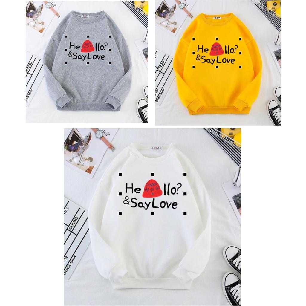 Áo Sweater thu đông nam nữ đủ size chất đẹp