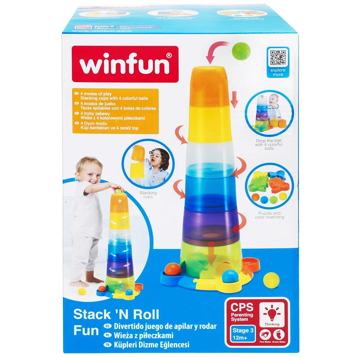 Đồ Chơi Xếp Chồng Cốc Và Bóng Vui Nhộn - Winfun 000737