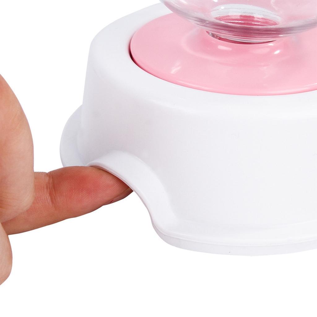 2Pc Pet Dog Cat Puppy Automatic Water Feeder Water Drinking Dispenser Dish Bowl