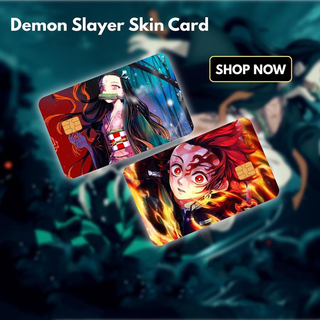 DEMON SLAYER | Miếng Dán Skin Thẻ ATM, Thẻ Ngân Hàng, Thẻ Xe, Thẻ Chung Cư Sticker Card - Skin Card