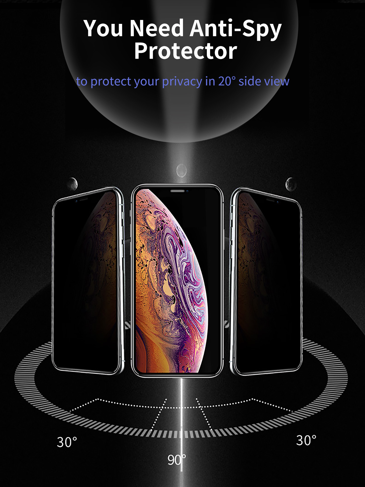 Miếng Dán Cường Lực Mipow Kingbull Chống Nhìn Trộm Premium HD (2.7D) iPhone 13 Mini / iPhone 13/ iPhone 13 Pro/ iPhone 13 ProMax_ Hàng Chính Hãng