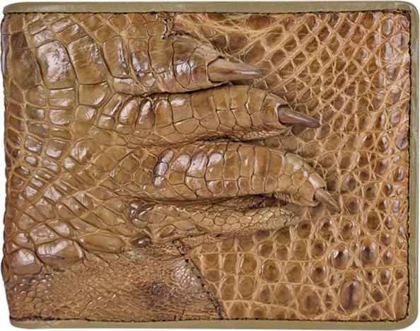 Ví Nam Da Cá Sấu Gù Chân Huy Hoàng HT2261 (12.5 x 10 cm) - Rêu