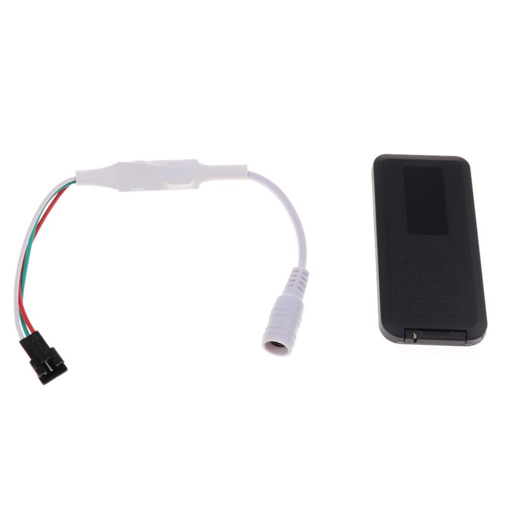 DC 5V to 24V RF Wireless Remote LED Controller Dimmer Mini Strip Light