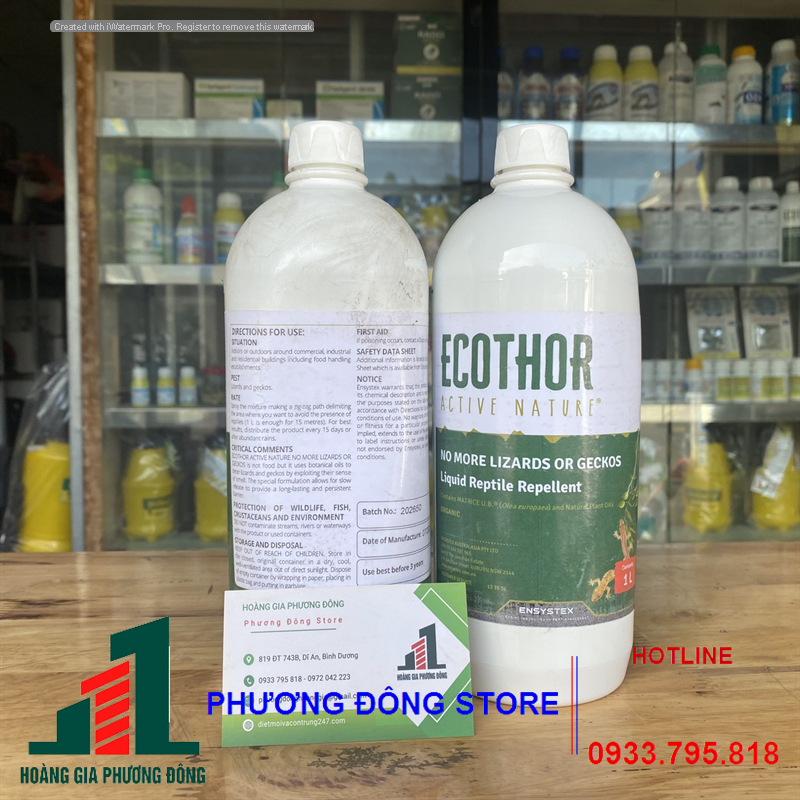 Thuốc diệt tắt kè Ecothor Lizards - xua thằn lằn, tắc kè dạng lỏng