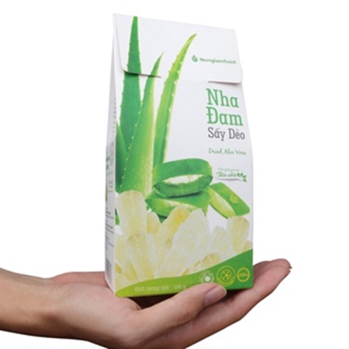 Nha đam sấy dẻo Nonglamfood hộp 100g | Đồ ăn vặt tốt cho sức khỏe