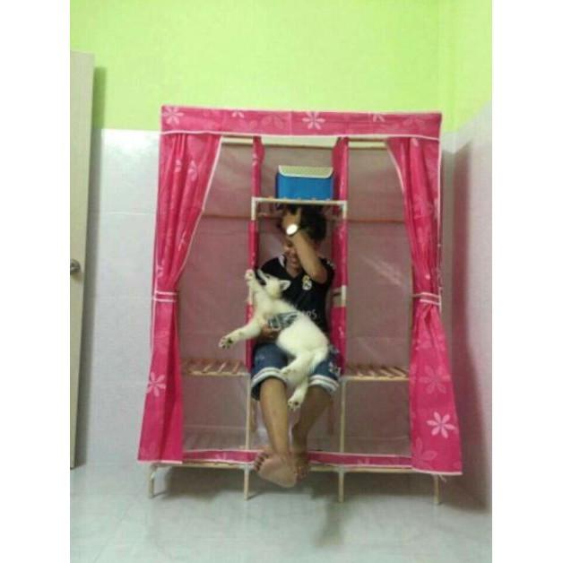 TỦ GỖ CAO CẤP 3 BUỒNG 8 NGĂN