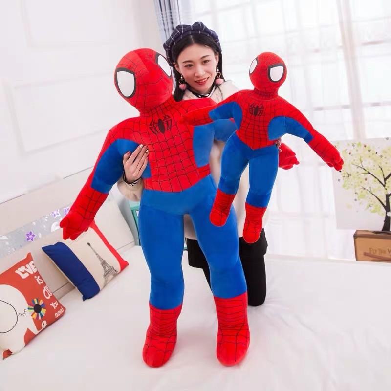 Thú nhồi bông người nhện cao cấp - Size từ 40cm đến 90cm - Quà tặng gấu bông người nhện siêu dễ thương - Gối ôm cho bé