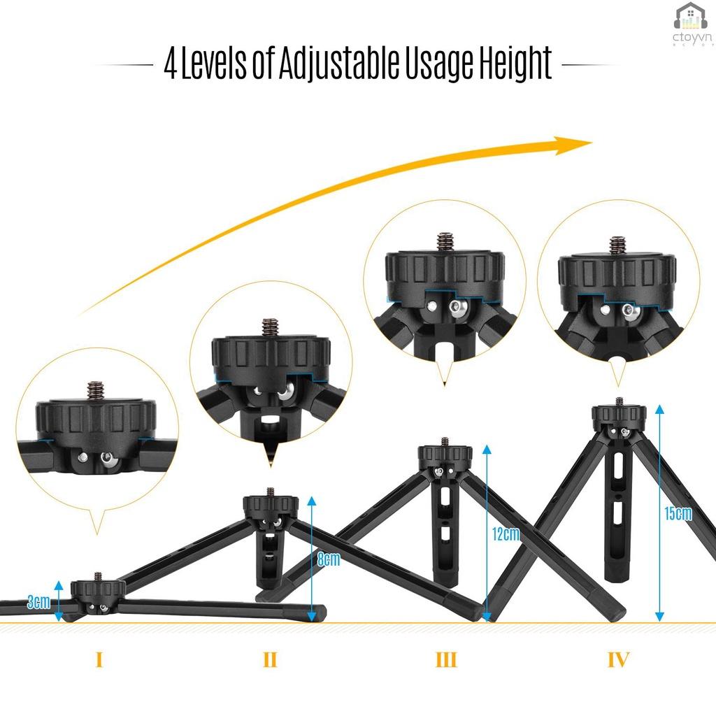 Giá đỡ ba chân bằng kim loại 1/4 inch điều chỉnh được độ cao cho máy ảnh DSLR ZHIYUN Crane 3S/Weebill S/Weebill Lab/Crane 3/Crane Plus