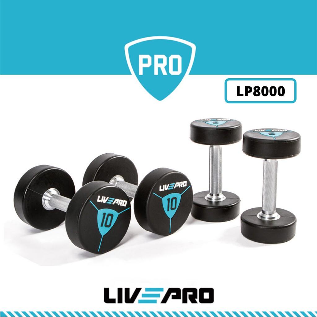 44KG x2 Cặp Tạ Tay Chất Liệu Urethane Livepro Chính Hãng PREMIUM URETHANE DUMBBELLS