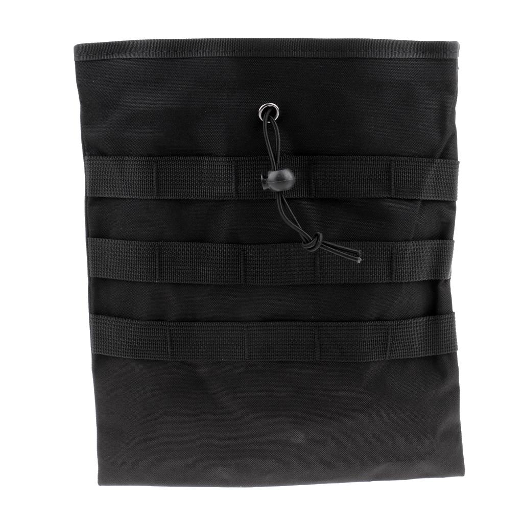 Outdoor Foldable Molle Utility Storage Bag Waist Belt Magazine Drop Pouch for Hiking