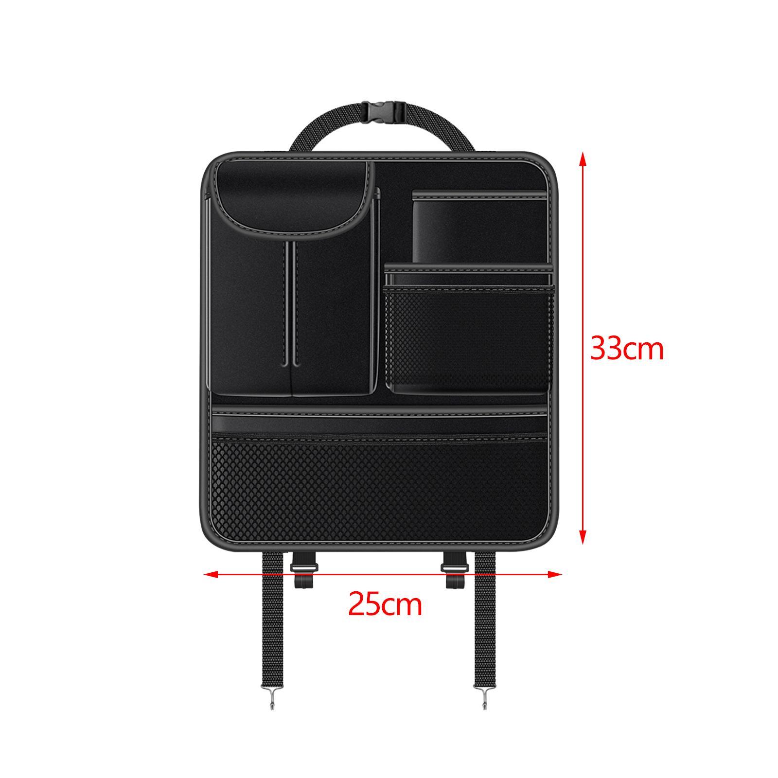 Car Backseat Storage Organizer Easily Install Versatile Sturdy Tablet Holder