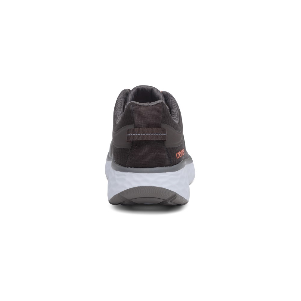 Giày sức khỏe nam Aetrex Chase Grey - Giày thể thao đệm giảm đau chân