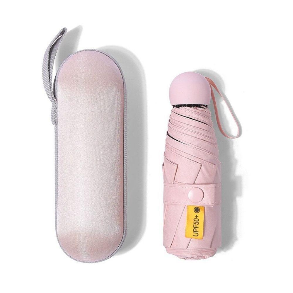 Ô che mưa gấp gọn UPV50 plus Dù cầm tay che nắng cao cấp siêu nhẹ nhỏ phong cách hàn quốc  kèm hộp đựng