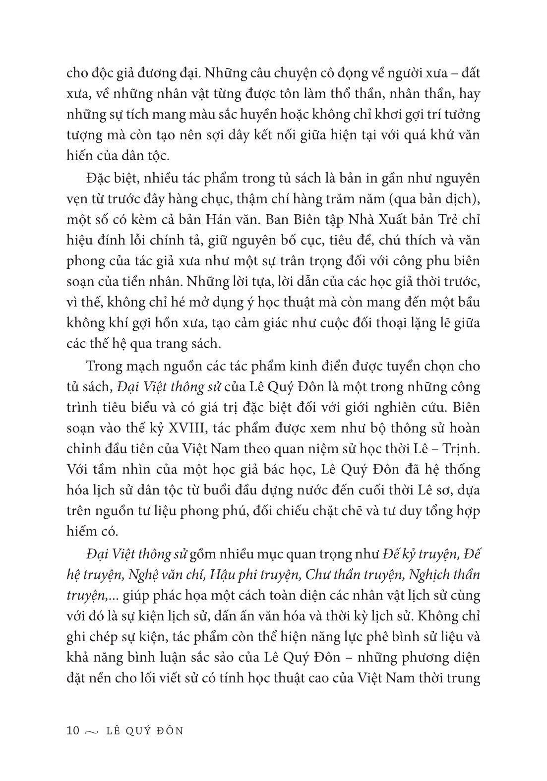 Sách - Cảo Thơm - Đại Việt Thông Sử - Bìa Cứng